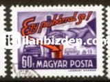 MACARİSTAN 1973 DAMGALI TRAFİK GÜVENLİĞİ SERİSİ