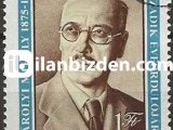MACARİSTAN 1975 DAMGALI MİHALY KAROLYİ’NİN DOĞUMUNUN 100.YILI SERİSİ