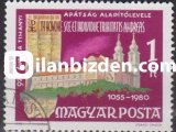 MACARİSTAN 1980 DAMGALI TİHANY MANASTIRI’NIN  925.YILI SERİSİ
