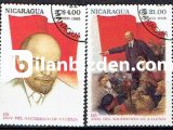 NİCARAGUA 1985 DAMGALI LENİN’İN DOĞUMUNUN 115.YILI SERİSİ
