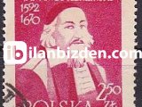 POLONYA 1957 DAMGALI JAN AMOS KOMENSKY’NİN OPERA DİDACTİCA OMNİA ADLI KİTABININ  YAYIMLANMASININ 300.YILI SERİSİ