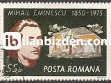 ROMANYA 1975 DAMGALI MİHAİ EMİNESCU’NUN DOĞUMUNUN 125.YILI SERİSİ