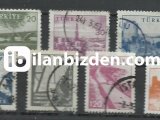 TÜRKİYE 1959-60 DAMGALI RESİMLİ POSTA SERİSİ 2