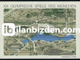 ALMANYA (BATI) 1972 DAMGASIZ MÜNİH OLİMPİYAT OYUNLARI BLOKU