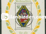 ALMANYA (BATI) 1976 DAMGALI CHRİSTMAS BLOKU