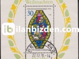 ALMANYA (BERLİN) 1976 POSTA  DAMGALI CHRİSTMAS BLOKU
