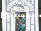 ALMANYA (BERLİN) 1977 POSTA  DAMGALI CHRİSTMAS BLOKU