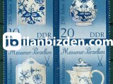 ALMANYA (DOĞU) 1989 DAMGASIZ MEİSSENER PORSELENİNİN 250. YILI BLOKU