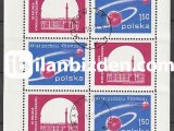 POLONYA 1977 DAMGALI EKİM DEVRİMİNİN 60. UZAYIN 20. YILI ULUSAL PUL SERGİSİ BLOKU