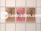 SURİNAM 1968 DAMGASIZ ÇOCUK REFAHI BLOKU