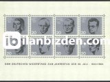 ALMANYA (BATI) 1964 DAMGASIZ YIKANMIŞ HİTLER'E SUİKAST GİRİŞİMİNİN 20. YILI BLOKU 10 ADET
