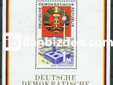ALMANYA (DOĞU) 1969 DAMGASIZ YIKANMIŞ DDR'NİN 20. YILI BLOKU I    10 ADET