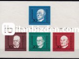 ALMANYA (BATI) 1968 DAMGASIZ ADENAUER BLOKU