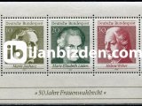 ALMANYA (BATI) 1969 DAMGASIZ KADIN SEÇİM HAKLARI BLOKU
