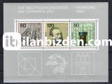 ALMANYA (BATI) 1984 DAMGASIZ UPU BLOKU