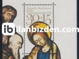 ALMANYA (BERLİN) 1978 DAMGASIZ YIKANMIŞ CHRİSTMAS BLOKU