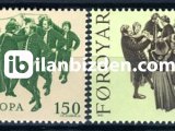 FOROYAR ADALARI 1981 DAMGASIZ AVRUPA CEPT SERİSİ