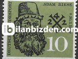 ALMANYA (BATI) 1959 DAMGASIZ ADAM RİESE’NİN ÖLÜMÜNÜN 400. YILI SERİSİ