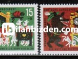 ALMANYA (BATI) 1963 DAMGASIZ YARDIM PULLARI (MASALLAR) SERİSİ