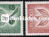 ALMANYA (BATI) 1965 DAMGASIZ AVRUPA CEPT SERİSİ