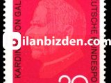 ALMANYA (BATI) 1966 DAMGASIZ KARDİNAL VON GALEN’İN ÖLÜMÜ SERİSİ