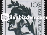 ALMANYA (BATI) 1971 DAMGASIZ DANTE ALİGHİERİ’NİN  ÖLÜMÜNÜN 650. YILI SERİSİ