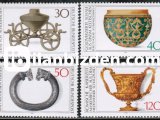 ALMANYA (BATI) 1976 DAMGASIZ ARKEOLOJİK KEŞİFLER SERİSİ