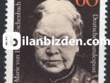 ALMANYA (BATI) 1980 DAMGASIZ  YAZAR MARİE VON EBNER ESCHENBACH’IN DOĞUMUNUN 150. YILI SERİSİ