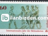 ALMANYA (BATI) 1981 DAMGASIZ ULUSLAR ARASI ENGELLİ KİŞİLER YILI SERİSİ