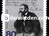 ALMANYA (BATI) 1985 DAMGASIZ YAZAR FRİTZ REUTER’İN DOĞUMUNUN 175. YILI SERİSİ