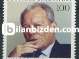 ALMANYA (BATI) 1993 DAMGASIZ WİLLY BRANDT SERİSİ