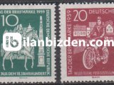 ALMANYA (DOĞU) 1959 DAMGASIZ  PUL GÜNÜ SERİSİ