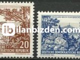 ALMANYA (DOĞU) 1961 DAMGASIZ MANZARALAR SERİSİ I