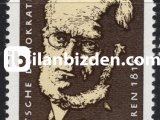 ALMANYA (DOĞU) 1965 DAMGASIZ ADOLF VON MENZEL'İN DOĞUMUNUN 150.YILI SERİSİ