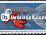 ALMANYA (DOĞU) 1965 DAMGASIZ SOVYET KOZMONOTLARIN ZİYARETİ SERİSİ