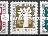 ALMANYA (DOĞU) 1968 DAMGASIZ BİRLEŞMİŞ MİLLETLER İNSAN HAKLARI BİLDİRGESİ’NİN 20. YILI SERİSİ