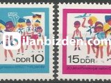 ALMANYA (DOĞU) 1968 DAMGASIZ ERNST THALMANN  ÖNCÜ BİRLİĞİ’NİN 20. YILI SERİSİ