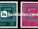 ALMANYA (DOĞU) 1969 DAMGASIZ ILO’NUN 50. YILI SERİSİ