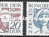 ALMANYA (DOĞU) 1969 DAMGASIZ KADINLAR KONGRESİ SERİSİ