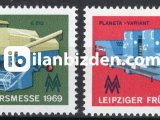 ALMANYA (DOĞU) 1969 DAMGASIZ LEİPZİG BAHAR FUARI SERİSİ