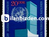 ALMANYA (DOĞU) 1970 DAMGASIZ BİRLEŞMİŞ MİLLETLER’İN 25. YILI SERİSİ