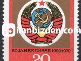 ALMANYA (DOĞU) 1972 DAMGASIZ S.S.C.B.'NİN 50. YILI SERİSİ
