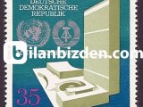 ALMANYA (DOĞU) 1973 DAMGASIZ DOĞU ALMANYA’NIN BİRLEŞMİŞ MİLLETLER’E KABULÜ SERİSİ