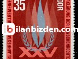 ALMANYA (DOĞU) 1973 DAMGASIZ İNSAN HAKLARI BİLDİRGESİ'NİN 25. YILI SERİSİ