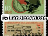 ALMANYA (DOĞU) 1973 DAMGASIZ İŞÇİ GÖREV GÜCÜNÜN 20. YILI SERİSİ