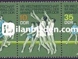 ALMANYA (DOĞU) 1974 DAMGASIZ DÜNYA ERKEKLER HENTBOL ŞAMPİYONASI SERİSİ