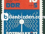 ALMANYA (DOĞU) 1976 DAMGASIZ SOZPHİLEX77 PUL SERGİSİ SERİSİ