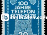 ALMANYA (DOĞU) 1976 DAMGASIZ TELEFONUN 100. YILI SERİSİ