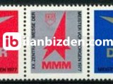 ALMANYA (DOĞU) 1977 DAMGASIZ MERKEZ CRAFTSMENOS GENÇLİK SERGİSİ SERİSİ