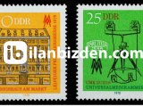 ALMANYA (DOĞU) 1978 DAMGASIZ  LEİPZİG BAHAR FUARI SERİSİ